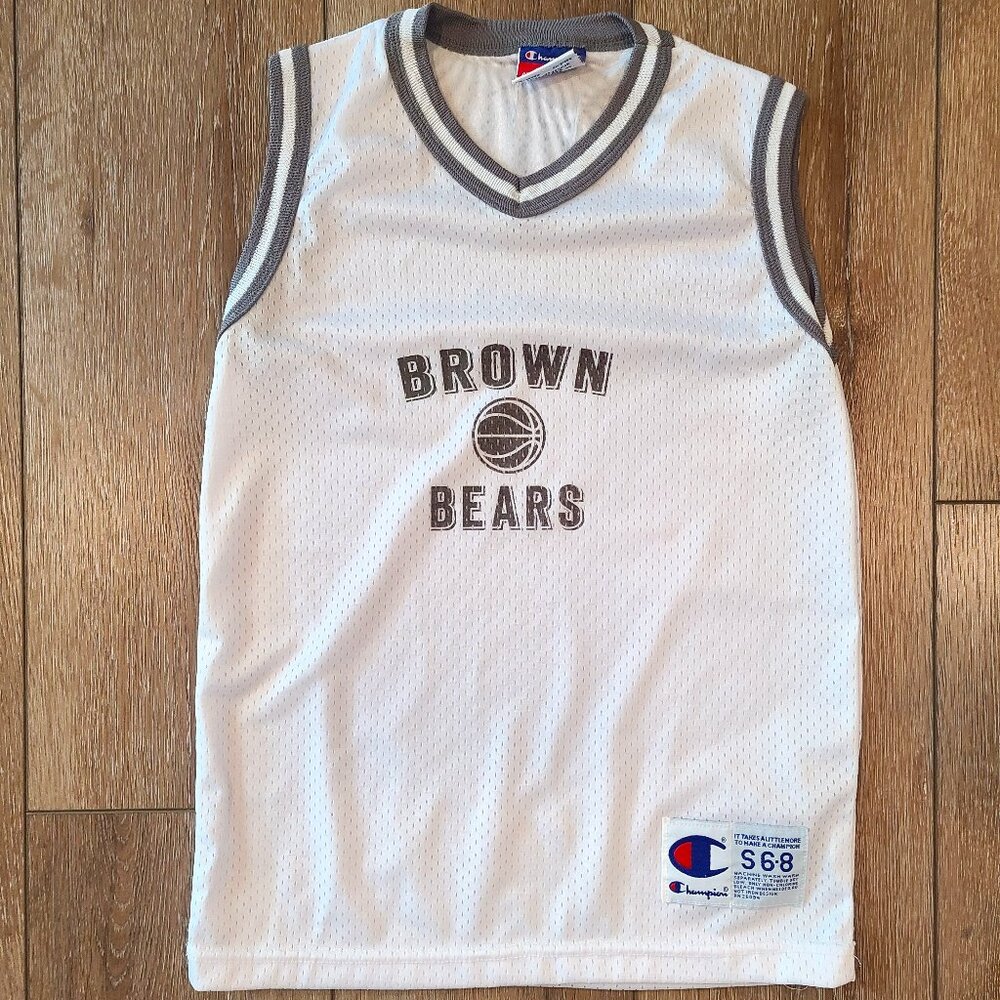 Brown University Bears basketball jersey youth small size 6/8